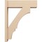 Ekena Millwork 8-in W x 28-in D x 36-in H Balboa Block Rough Cedar Woodgrain TimberThane Outlooker, Primed Tan OUTUR080X28X36BOA44RCPR - alternate 6